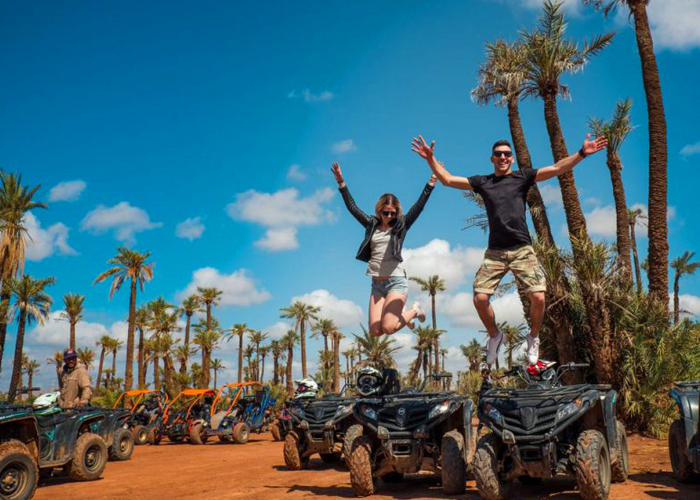 Quad Biking in Agafay Desert & Palm Grove From Marrakech